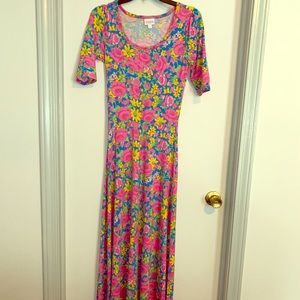LuLaRoe maxi dress size XS